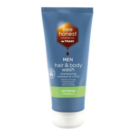 Hair & body wash men verveine van Traay Bee Honest