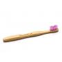 Tandenborstel bamboe kids roze brush soft van The Humble Co