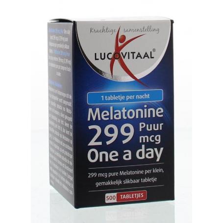 Melatonine puur 0.299mg van Lucovitaal