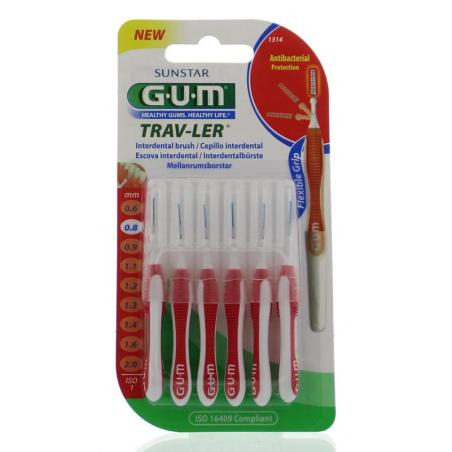 Trav-ler rager 0.8 mm (rood) van GUM