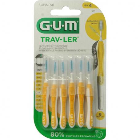 Trav-ler rager 1.3 mm (geel) van GUM