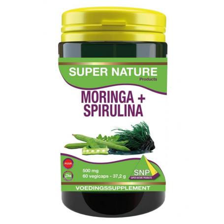 Moringa & spirulina 500mg puur van SNP