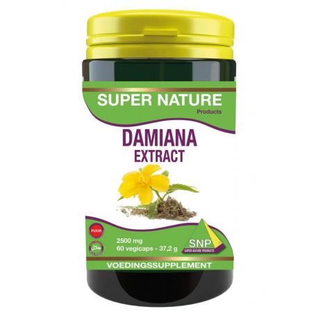 Damiana extract 2500mg puur van SNP