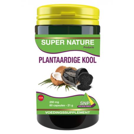 Plantaardige kool 250mg puur van SNP
