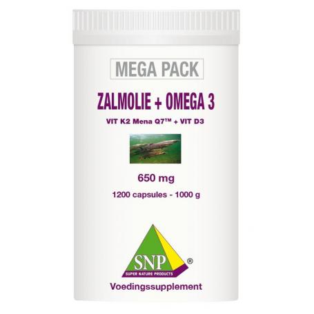 Zalmolie & omega 3 megapack van SNP
