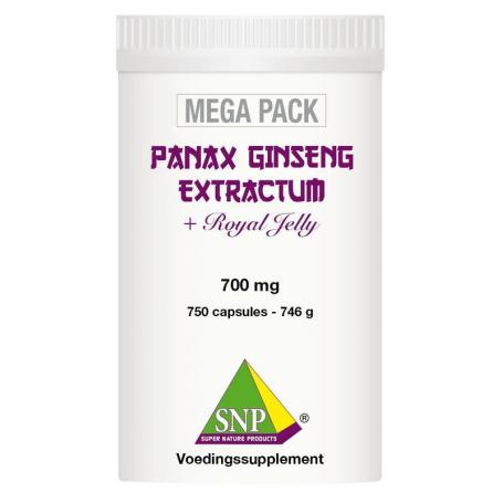 Panax ginseng extract megapack van SNP