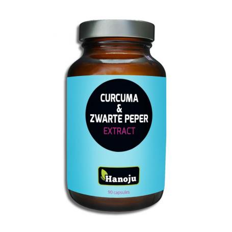 Curcuma poeder & zwarte peper extract van Hanoju