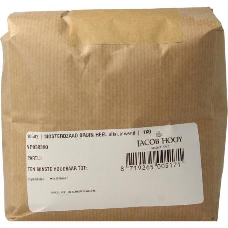 Mosterdzaad bruin heel van Jacob Hooy