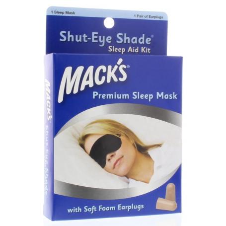 Shut eye shade sleep mask van Macks