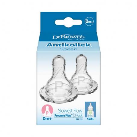 Speen standaard hals fles prematuur van Dr Brown's