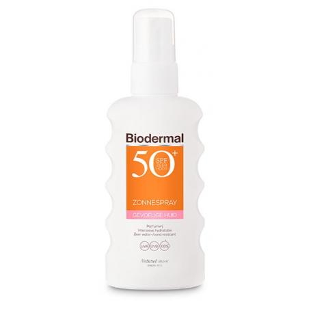 Zonnespray gevoelige huid SPF50+ van Biodermal