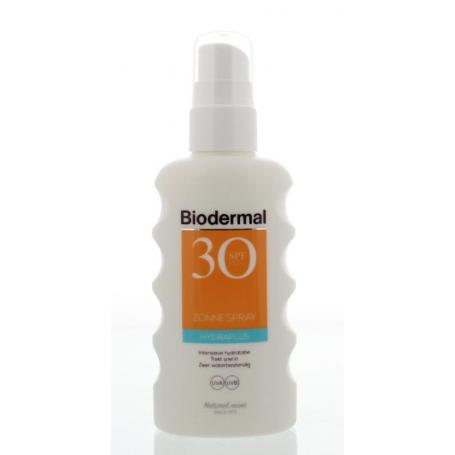 Zonnespray hydraplus SPF30 van Biodermal