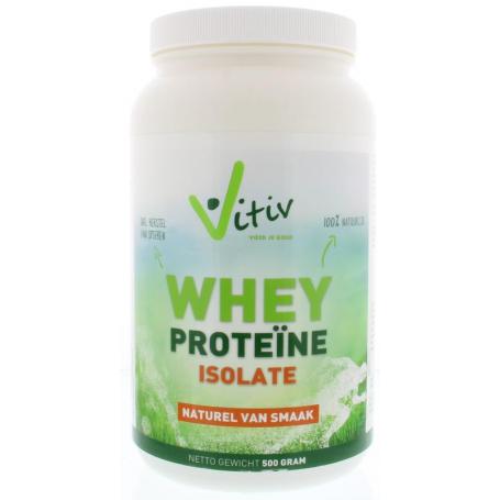 Whey proteine isolaat, 500 g van Vitiv
