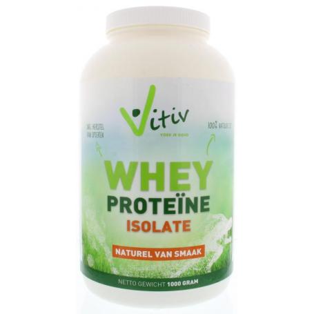 Whey proteine isolaat, 1000g van Vitiv