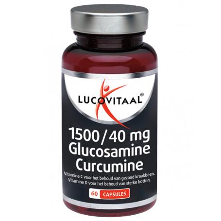 Glucosamine & curcumine 1500/40mg van Lucovitaal