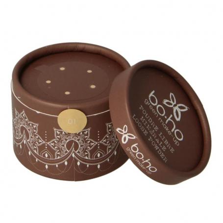 Mineral loose powder beige clair 01 van Boho
