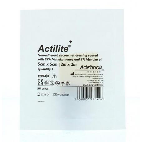 Actilite manuka non adh. netverband viscose 5 x 5 van Advancis