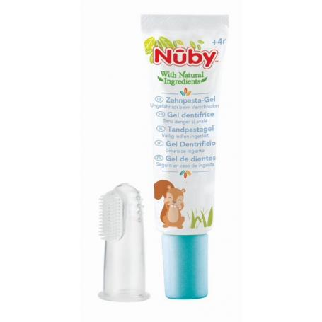 Citroganix tand-en vleesgel & vingertandenborstel van Nuby