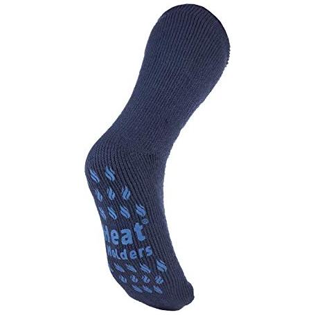 Mens slipper socks 6-11 deep blue van Heat Holders