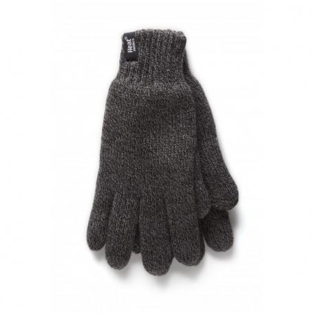 Mens gloves M/L charcoal van Heat Holders