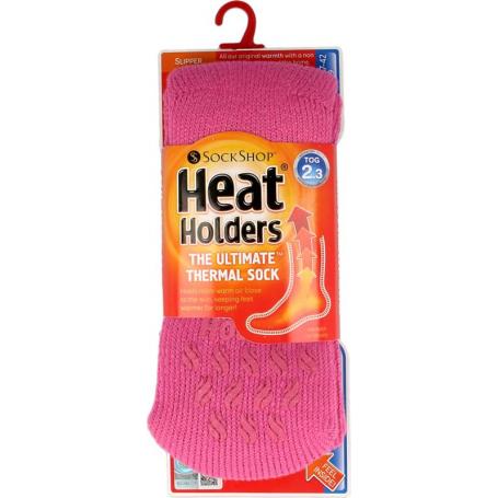 Ladies slipper socks 4-8 candy van Heat Holders