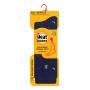 Mens ultra lite socks micro navy 6-11 van Heat Holders
