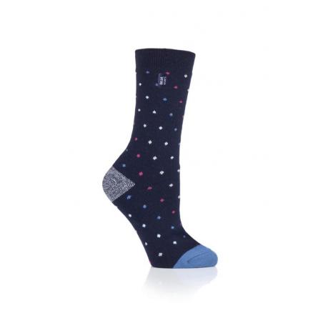 Ladies ultra lite socks berry navy 4-8 van Heat Holders