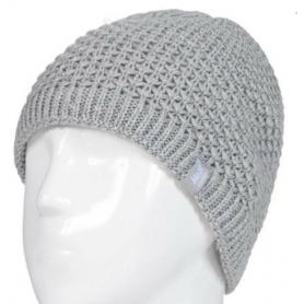 Ladies cable hat nora light grey one size