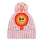 Ladies pom pom hat arden coral one size van Heat Holders