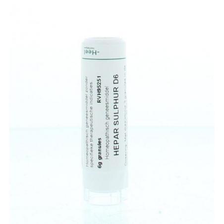 Hepar sulphur D6 van Homeoden Heel