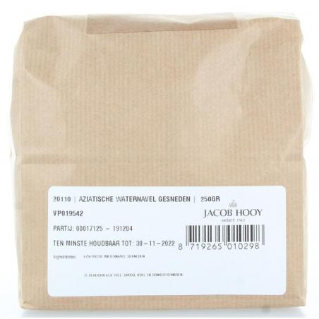 Aziatische waternavel gesneden van Jacob Hooy