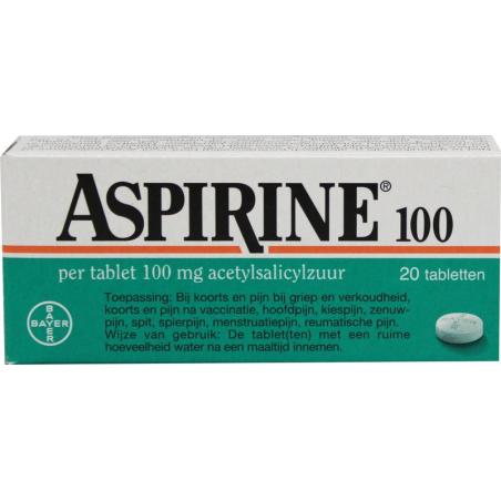 Aspirine 100 mg van Aspirine