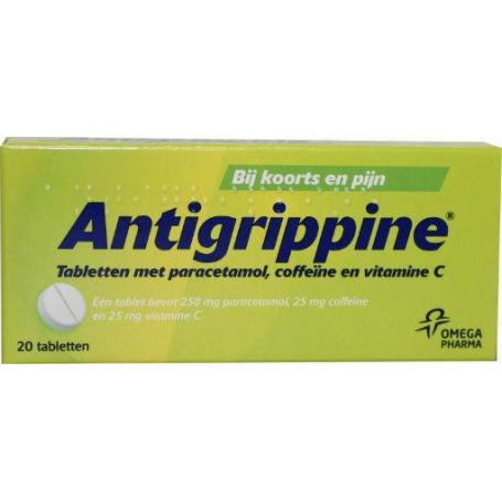 Antigrippine 250 mg paracetamol van Antigrippine