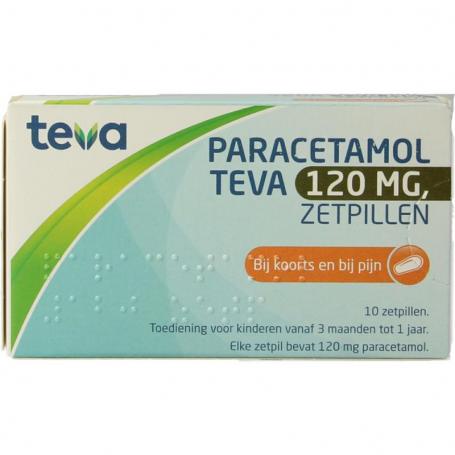 Paracetamol 120 mg van Teva
