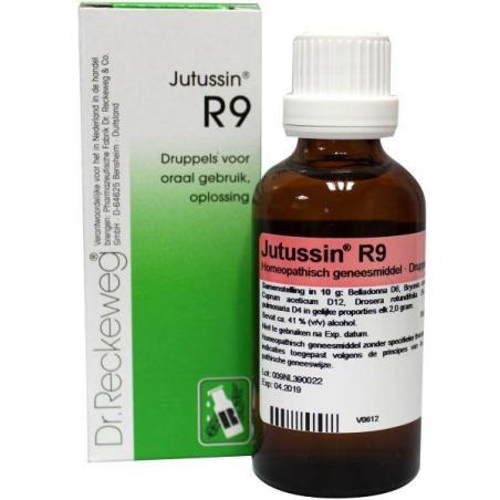 Jutussin druppels R9 van Reckeweg