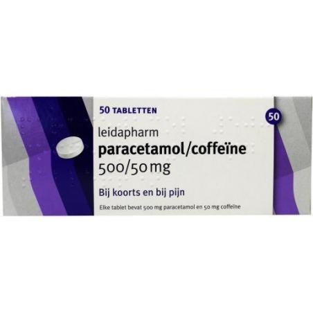 Paracetamol/ coffeine CP 550 van Leidapharm