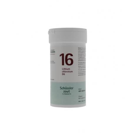 Lithium chloratum 16 D6 Schussler van Pfluger