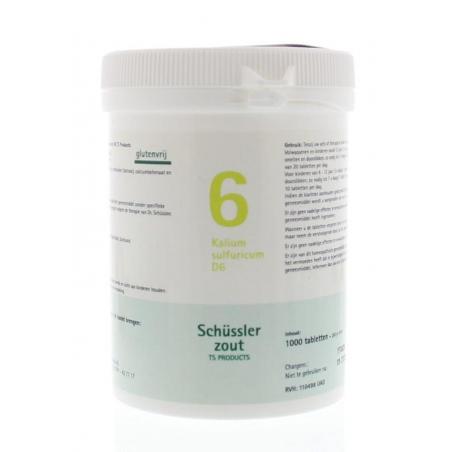 Kalium sulfuricum 6 D6 Schussler van Pfluger