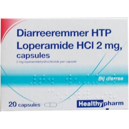 Loperamide 2 mg diarreeremmer van Healthypharm