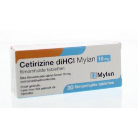 Cetirizine DIHCL 10 mg van Mylan