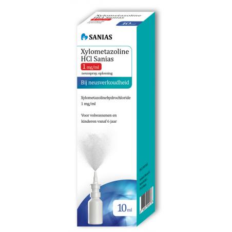 Xylometazoline HCI 1 mg spray van Sanias