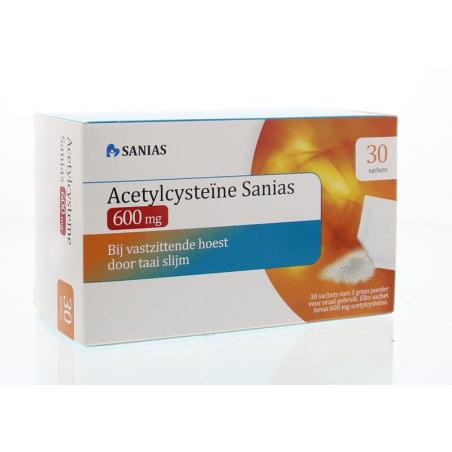 Acetylcysteine 600 mg sachets van Sanias