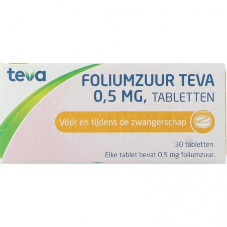 Foliumzuur 0.5 van Teva