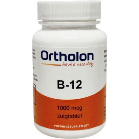 Vitamine B12 1000mcg sublingual van Ortholon