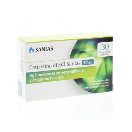 Cetirizine 10 mg DICHL van Sanias
