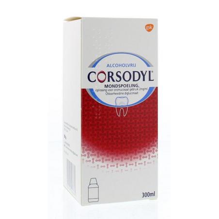 Mondspoeling van Corsodyl