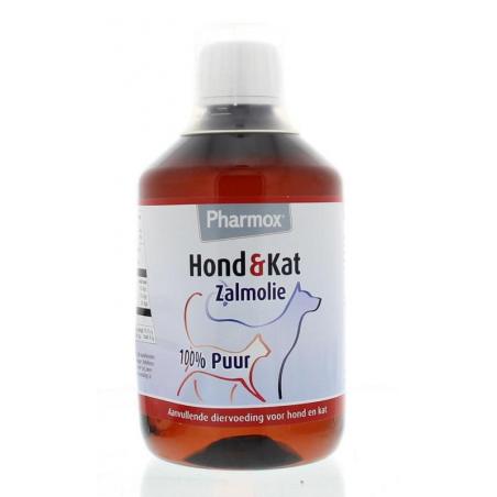 Hond & kat zalmolie 100% puur van Pharmox