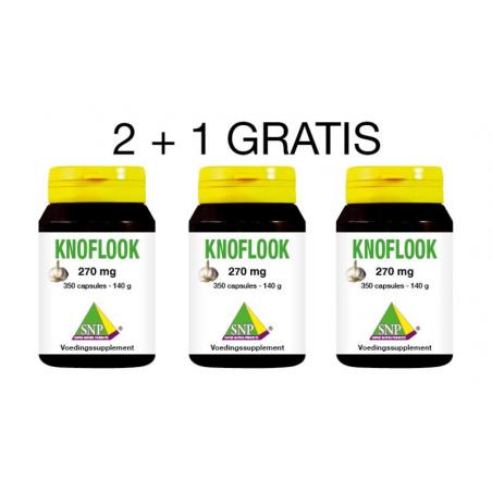 Knoflook 2 + 1 gratis van SNP