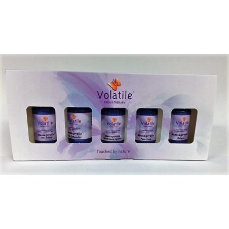 Cadeauverpakking massage sport 5 x 30 ml van Volatile