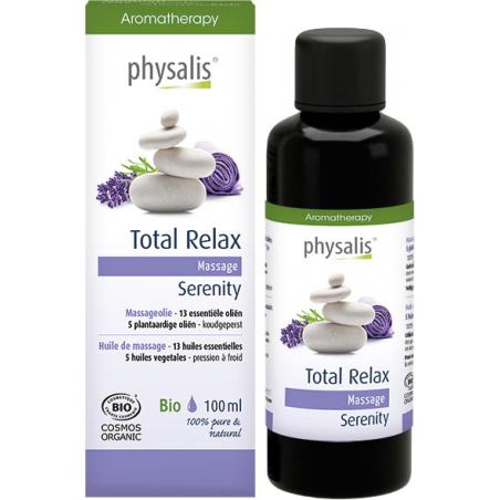 Massageolie total relax bio van Physalis